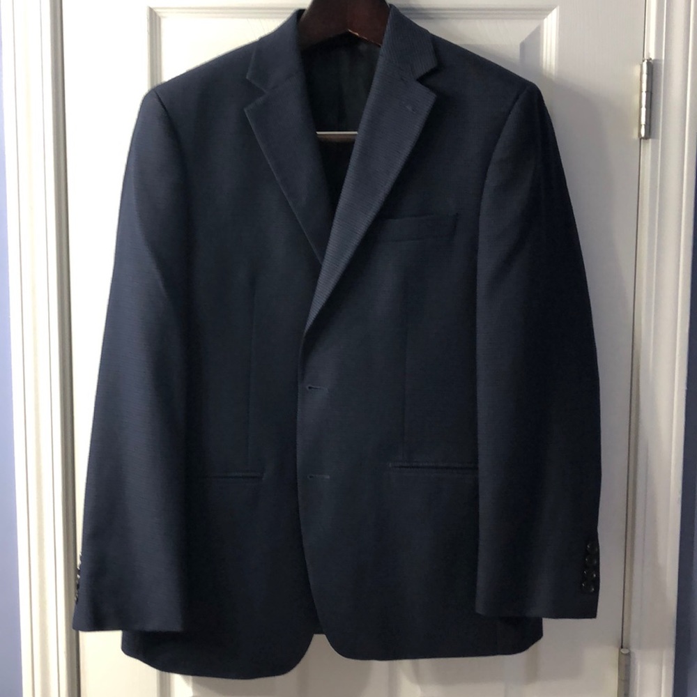 Ralph Lauren Black/Blue Sportscoat 40r